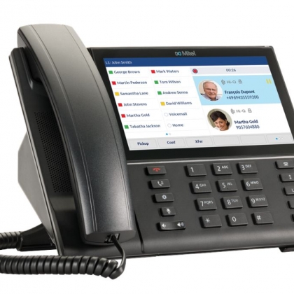 Nouveau Poste Mitel grand cran tactile